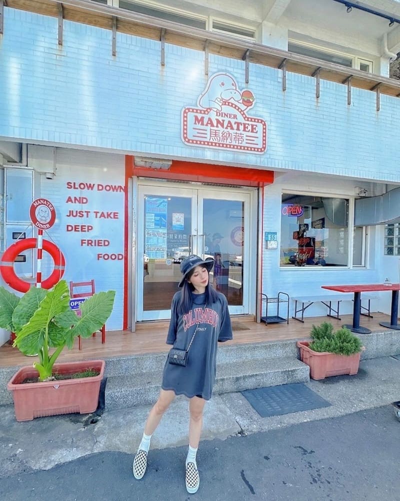 「馬納蒂Manatee Diner」新北瑞芳美式漢堡店、濱海公路上極致美食享受、海景第一排！
