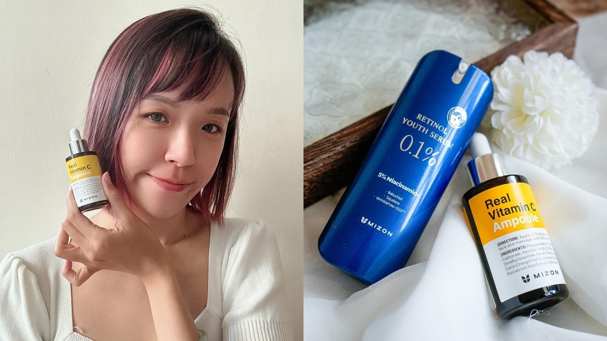 「Mizon」韓國美妝保養品牌、早C晚A保養新口訣、2019年韓國榮獲安瓶獎項大獎、全球熱銷！