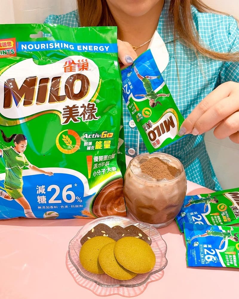 「Milo美祿」濃郁可可！療癒口感享元氣、台灣自製冰沖飲法、夏日療癒、冬日暖心！