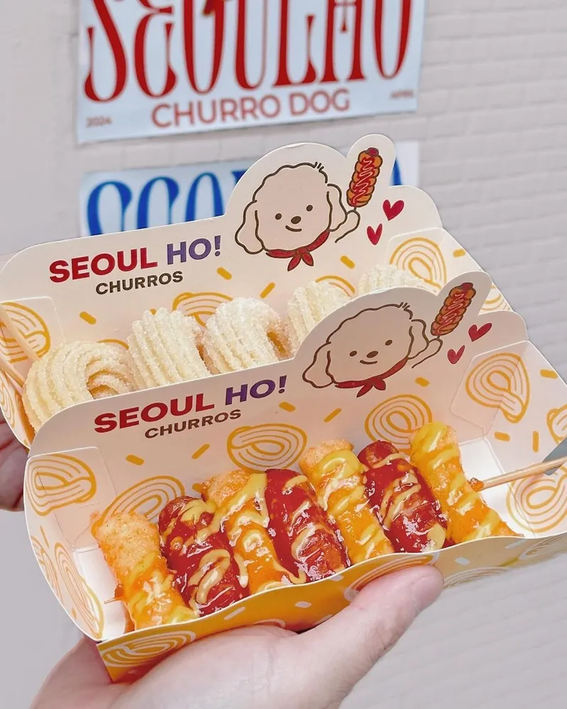 「Seoul Ho! 勤美店」台中新開幕吉拿棒專賣店！來自韓國吉拿棒熱狗、韓風質感！