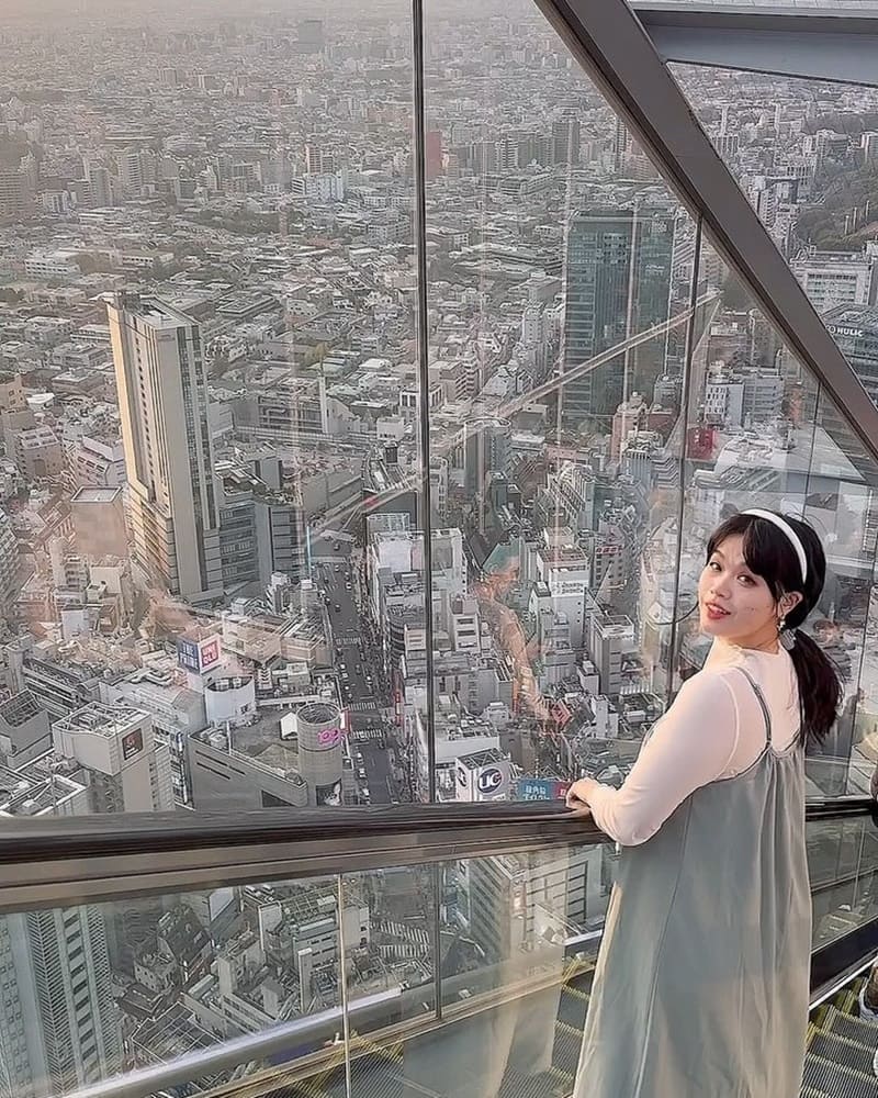 「SHIBUYA SKY展望台」東京澀谷之巔！360度環景、最強東京夜景、透明手扶梯！