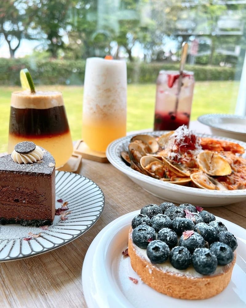 「The畔Cafe&Dining」桃園龍潭湖畔首選特色美食！浪漫氛圍、戶外歐風庭園！