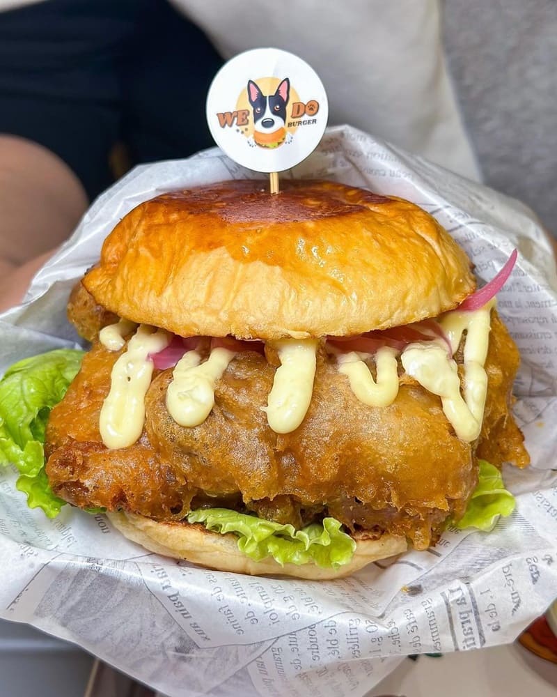 「Wedo Burger溫度漢堡」高雄三民區原塊肉漢堡店！超推薦升級炸物、寵物友善餐！