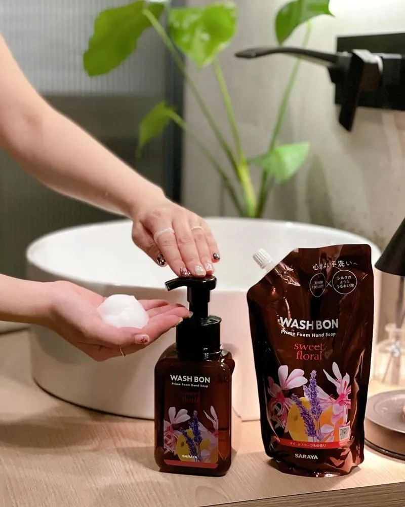 「WASH BON精油洗手慕斯」100%精油萃取！敏感肌膚友好、溫和無刺激、最持香的洗手慕斯！