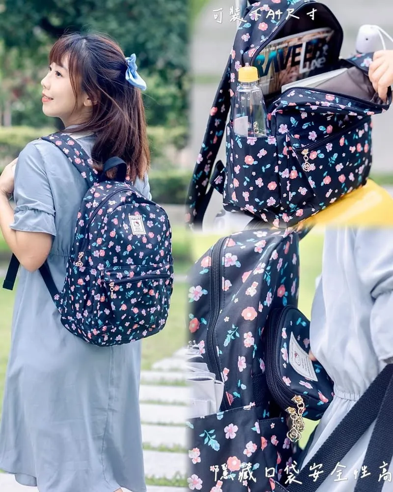 「BAG TO YOU百達遊」7-ELEVEN合作推出聯名商品、凱蒂花園午茶系列、花漾多功能後背包！