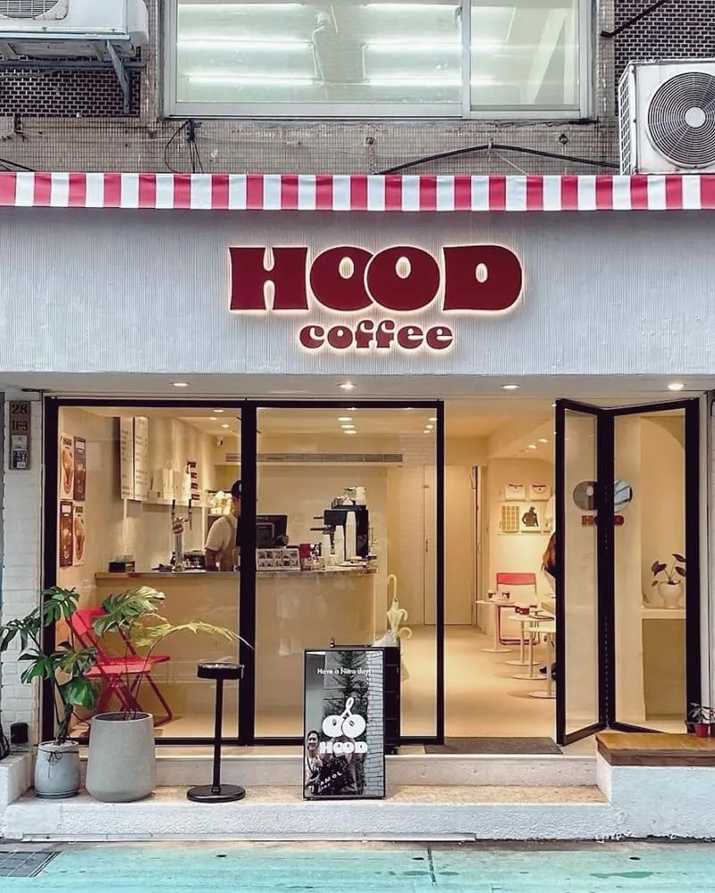 「HoodCoffee」台北東區巷弄櫻桃咖啡廳！韓系溫馨風、冰滴咖啡、夜晚轉身酒吧！