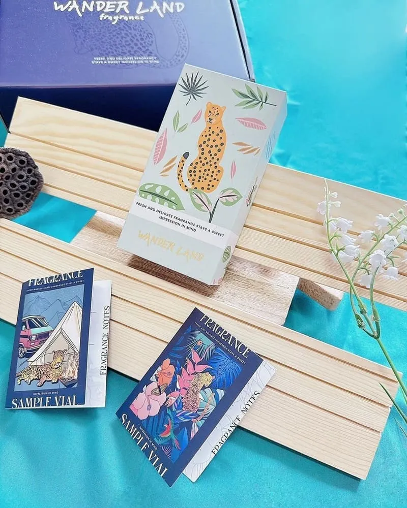 「WanderLand香水禮盒」獨特香氛與精美外觀!謐淨之境Silence、風之曦、花綴!