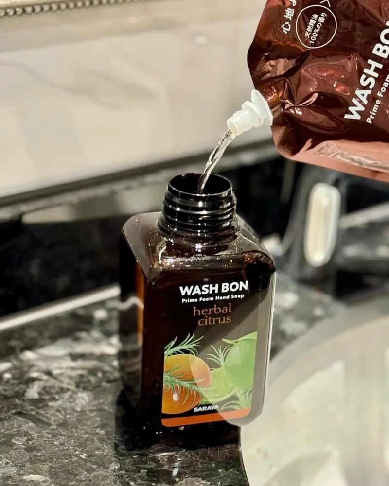 「WASH BON泡沫洗手慕斯」植萃自然原料成分慕斯、細緻綿密好舒服、VVN推薦！