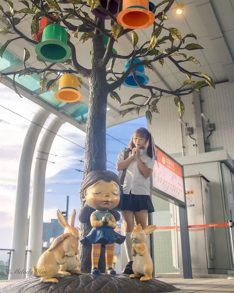 淡海輕軌幾米藝術之旅