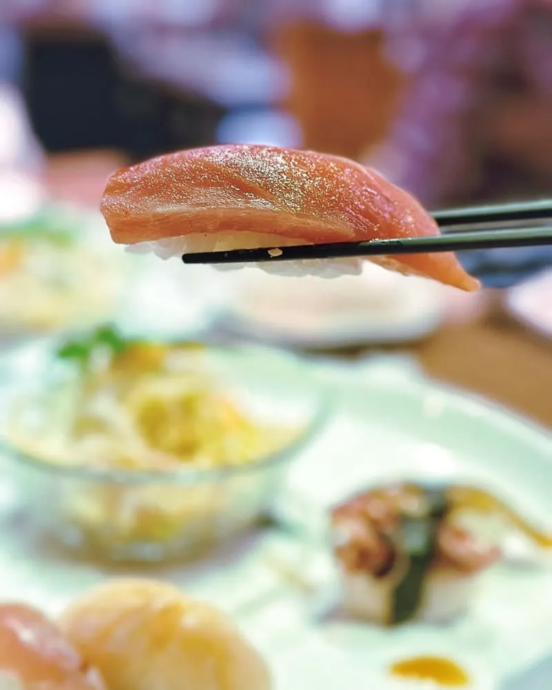 秋料理握壽司