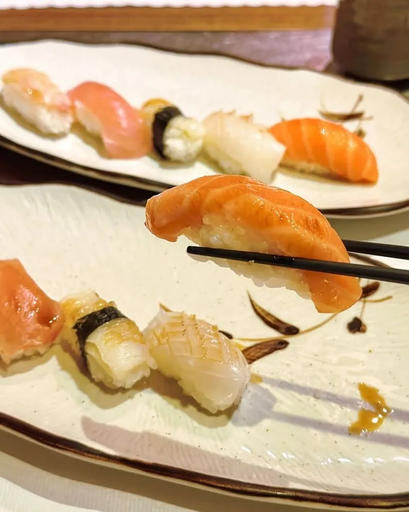 秋料理握壽司