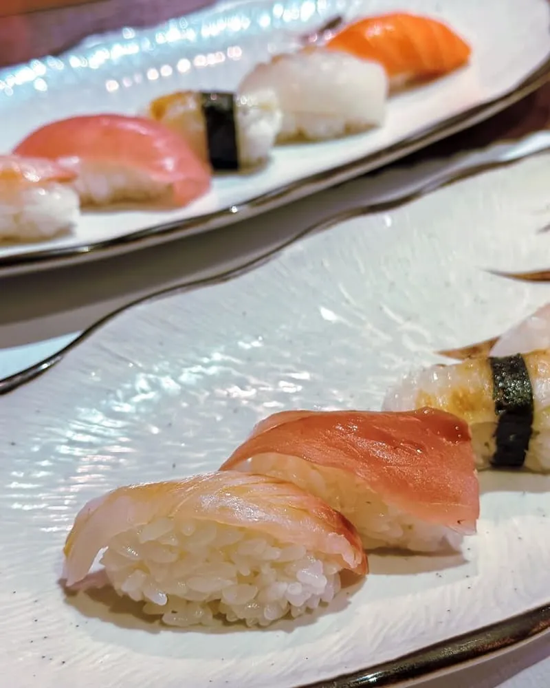 秋料理握壽司