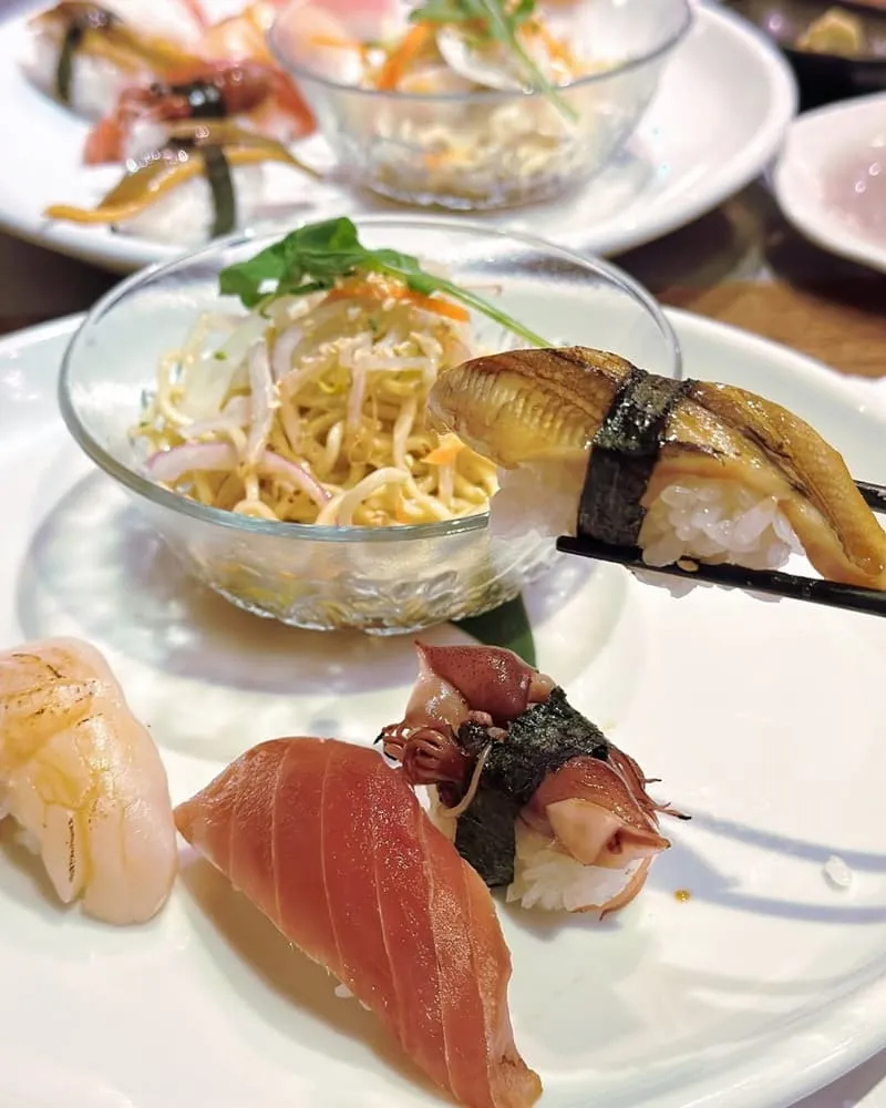 秋料理握壽司