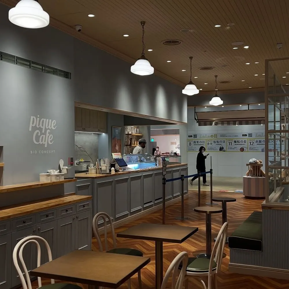 Gelato pique cafe bio concept
