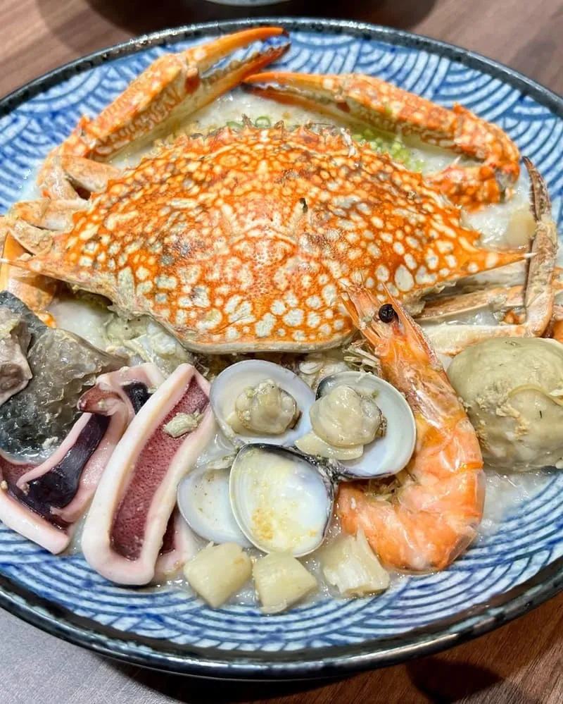 霸氣螃蟹海鮮粥