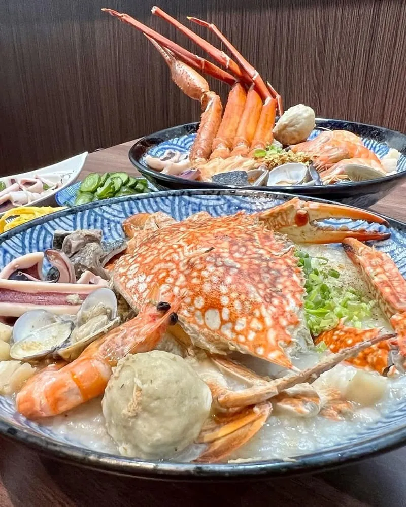 霸氣螃蟹海鮮粥