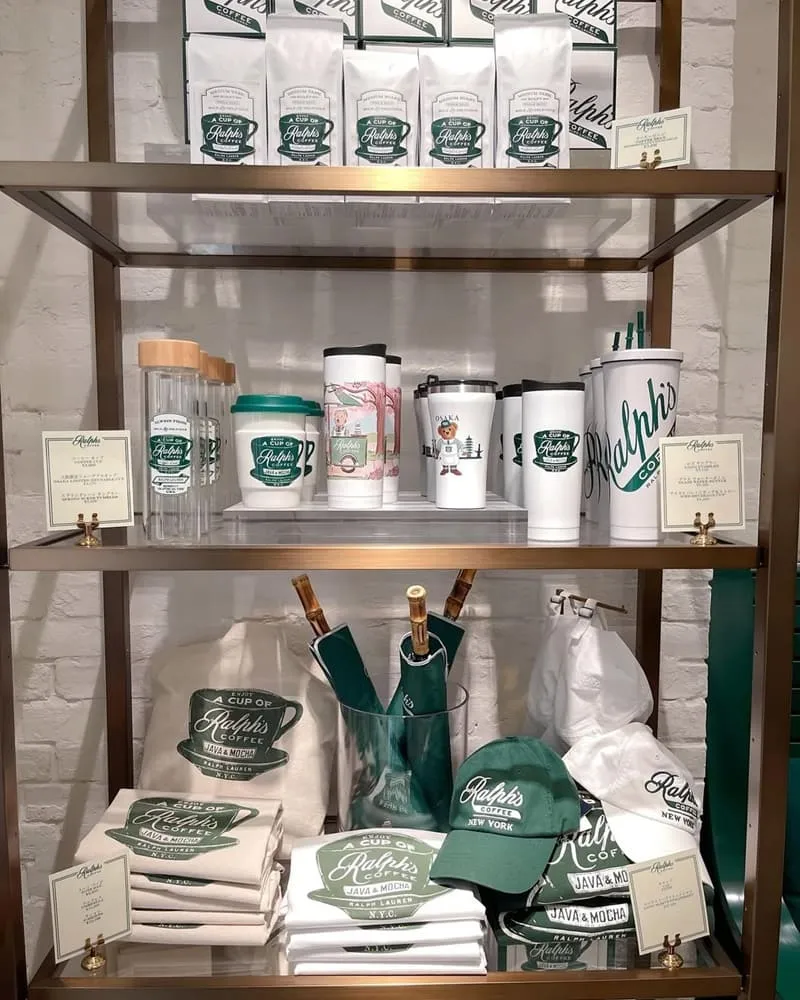 ralphs coffee 日本心齋橋店店內空間