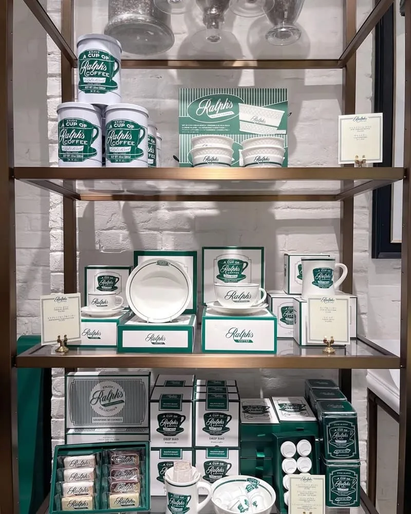 ralphs coffee 日本心齋橋店店內空間