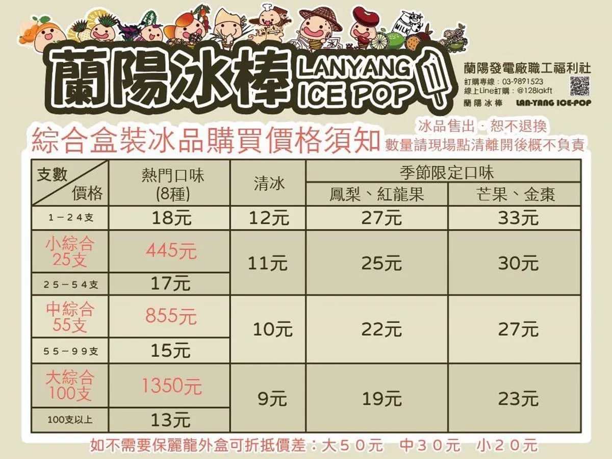 蘭陽電廠—蘭陽福利社冰棒