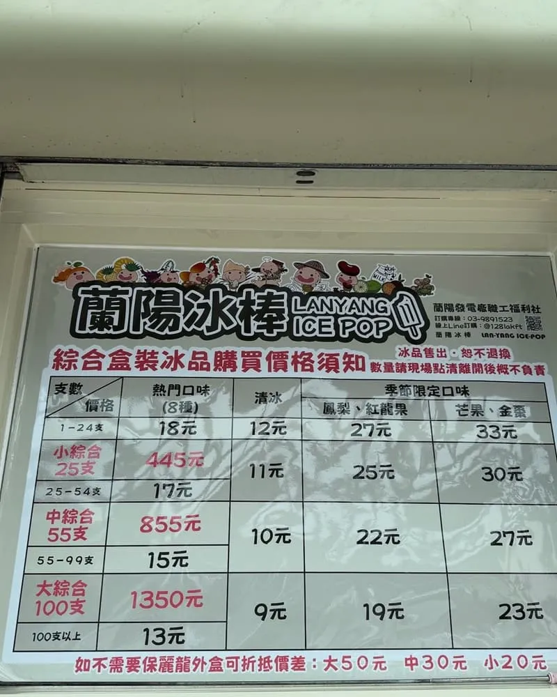 蘭陽電廠—蘭陽福利社冰棒