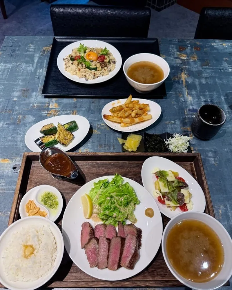 燎 牛舌 x 豬排 x 炒麵飯そばめし